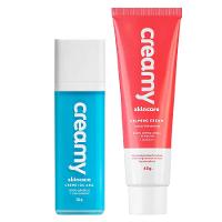 Creamy Kit - Creme Hidratante Calming Cream + Creme Rejuvenescedor Ácido Glicólico+Niacinamida - 1