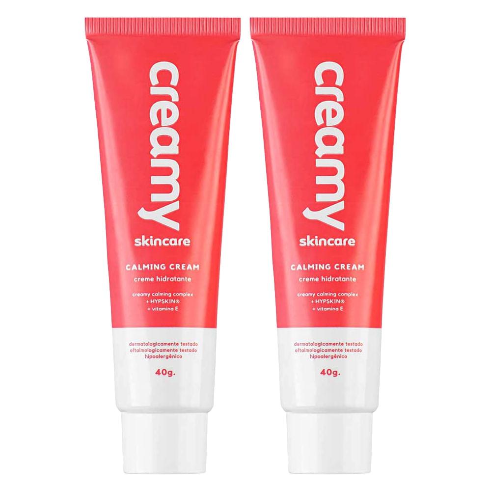 Creamy Creme Hidratante Facial Calming Cream Kit com 2 Unidades - 1