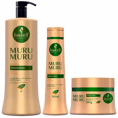 Haskell Murumuru Kit – Shampoo + Máscara + Condicionador