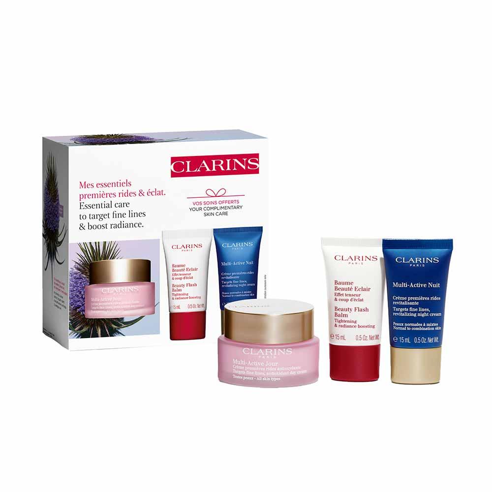 Clarins Kit Creme Dia Multi-Active Creme Noite Multi-Active Baume Facial - 1