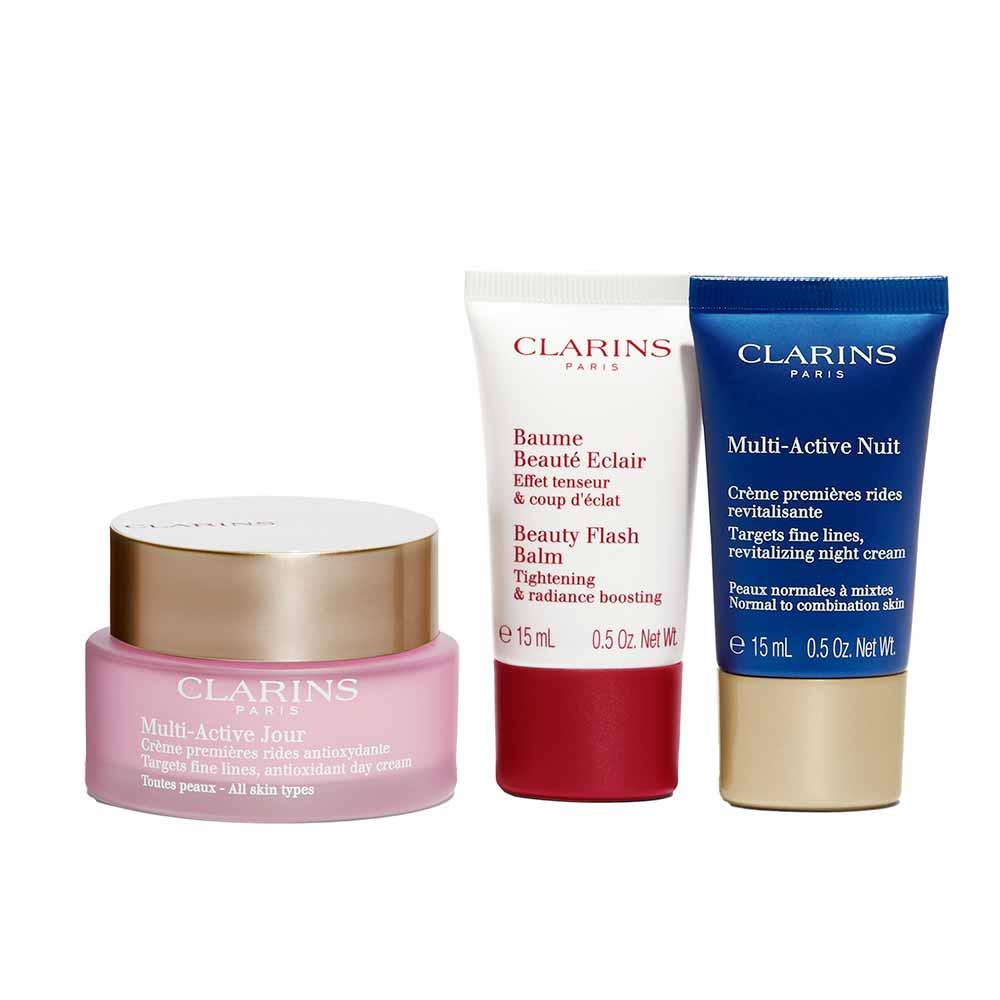 Clarins Kit Creme Dia Multi-Active Creme Noite Multi-Active Baume Facial - 2