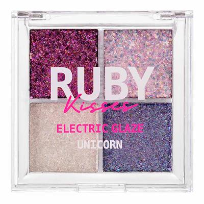 Paleta de Sombras Ruby Kisses - Glitter Electric Glaze 5,6g