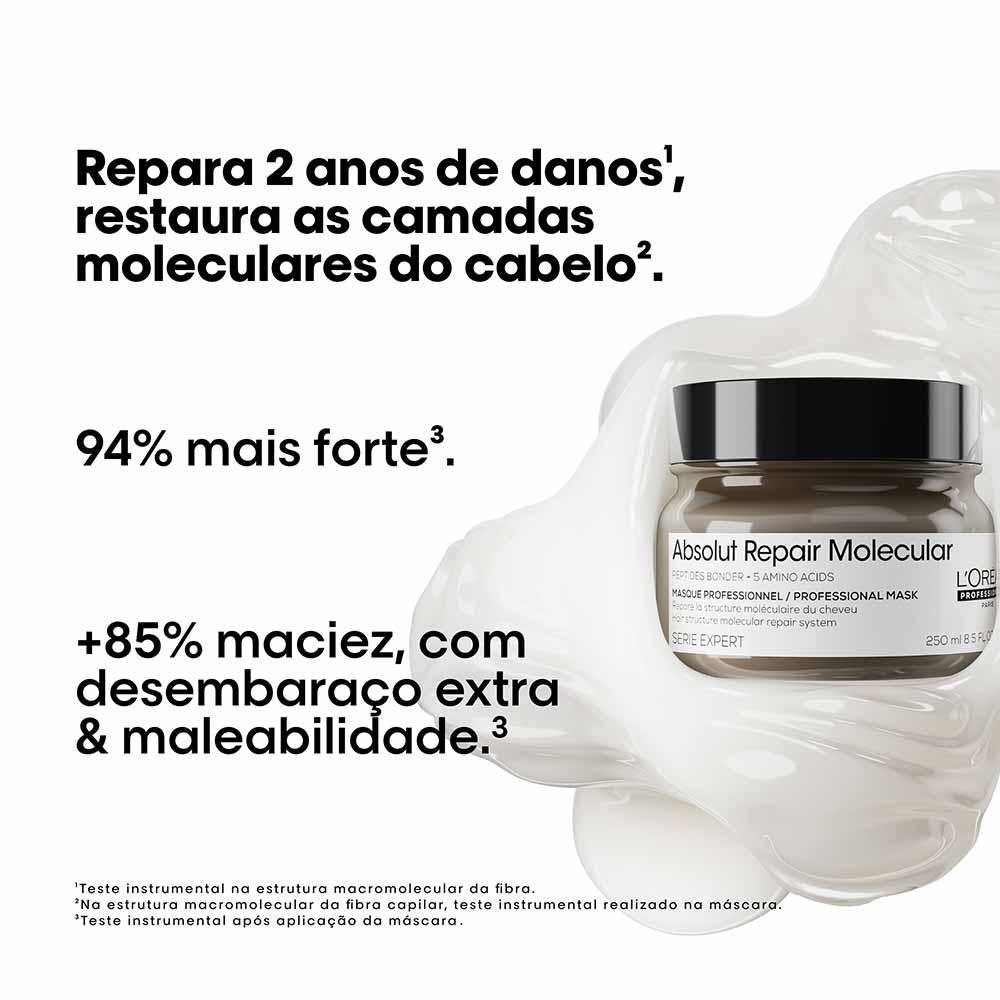 Máscara de Tratamento L'Oréal Professionnel Absolut Repair Molecular - 6