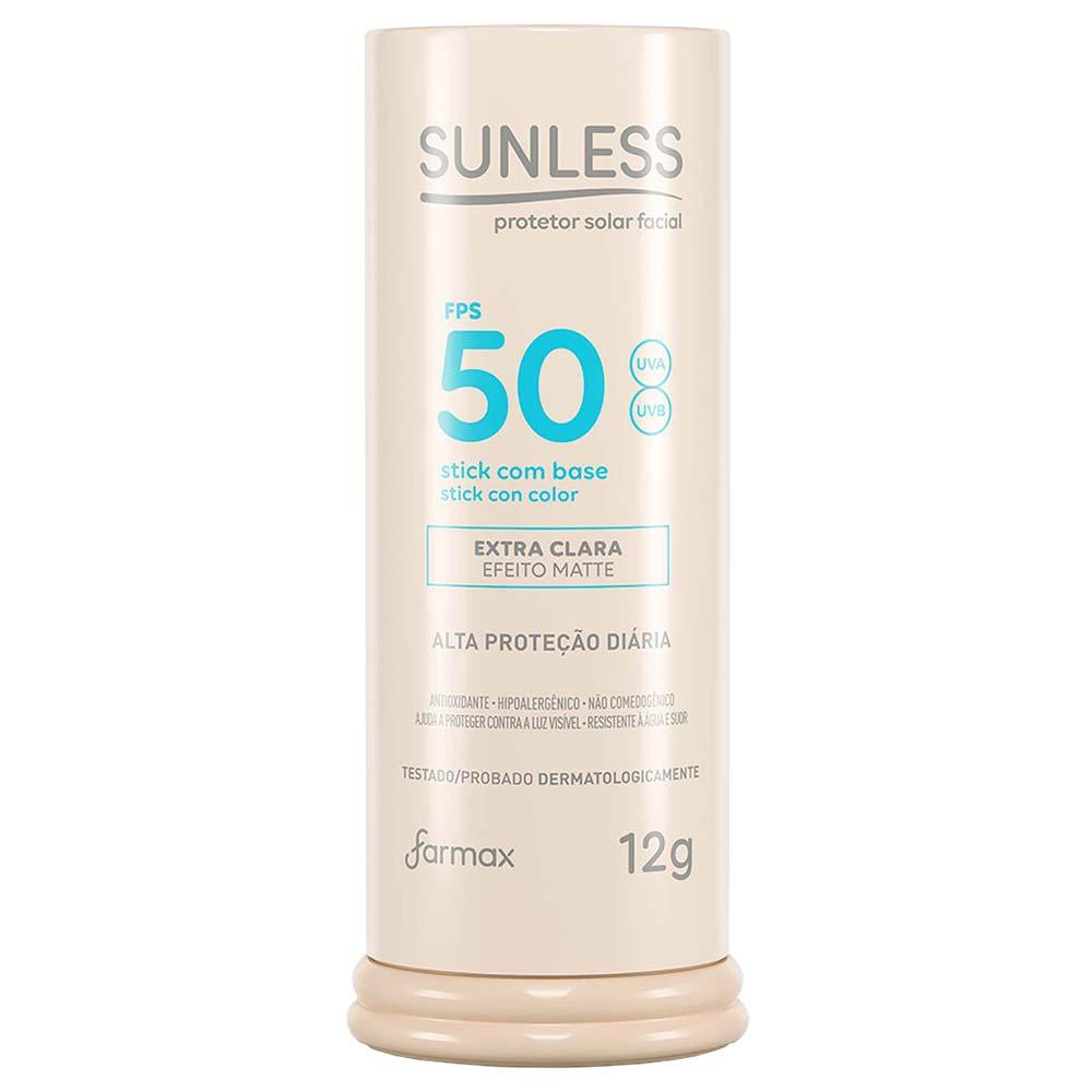 Protetor Solar Stick com Cor Sunless FPS50 - 1