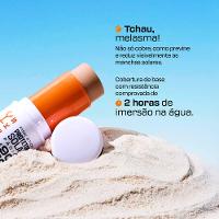 Protetor Solar Facial Com Cor Pink Stick FPS90 - 3