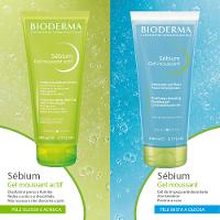Gel de Limpeza Facial Antioleosidade de Alta Tolerância Bioderma Sébium Gel Moussant