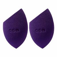 Océane Kit Esponja de Maquiagem Flat Blend Roxa com 2 Unidades - 1