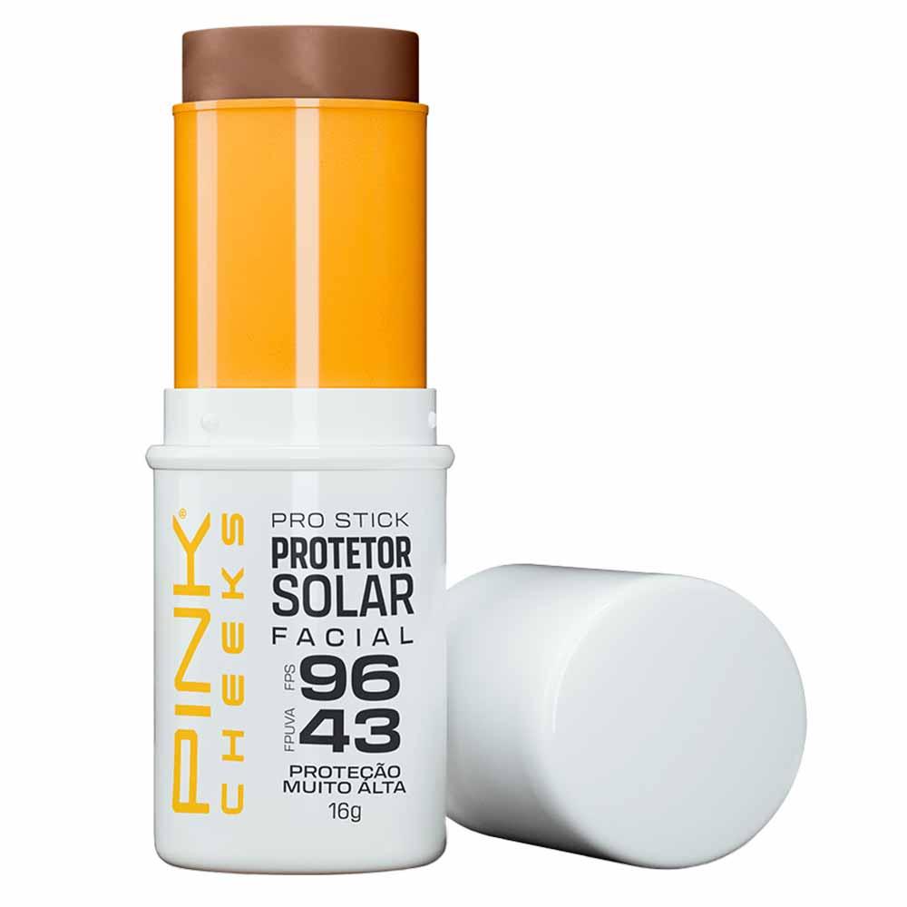 Protetor Solar Stick Multifuncional com Cor Pink Cheeks Pro Stick - 1