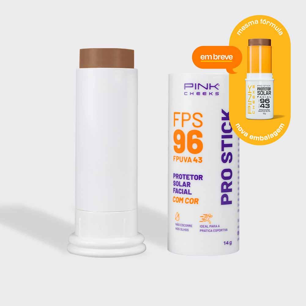 Protetor Solar Stick Multifuncional com Cor Pink Cheeks Pro Stick - 2