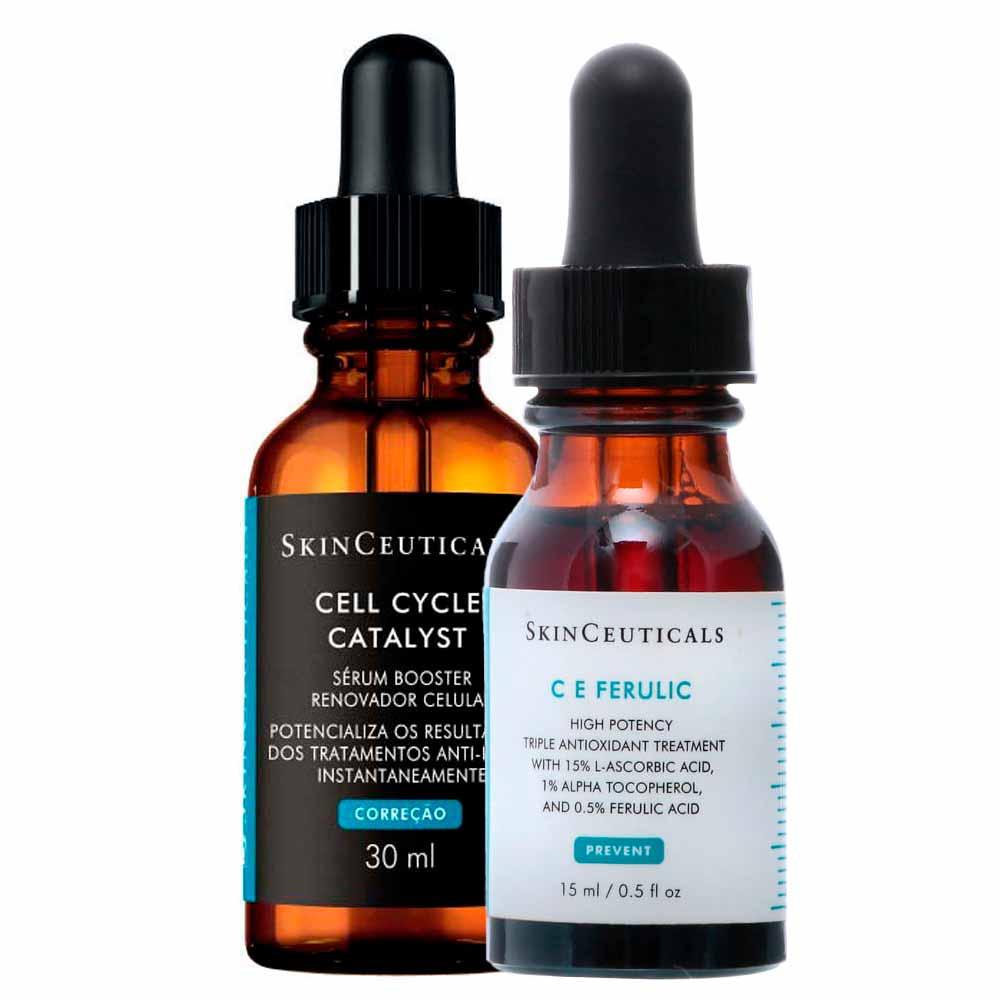 Skinceuticals Kit - Rejuvenescedor Facial + Sérum Facial Anti-Idade para Primeiras Linhas e Rugas - 1