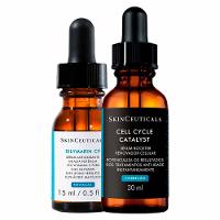 Skinceuticals Kit - Sérum Facial Anti-Idade + Sérum Facial Antioxidante e Antioleosidade para Rejuvenescimento Facial - 1
