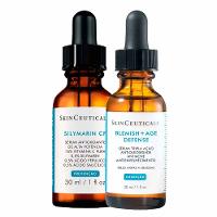 Skinceuticals Kit - Tratamento Antiacne + Sérum Facial Antioxidante e Antioleosidade para Peles Oleosas e Acneicas - 1