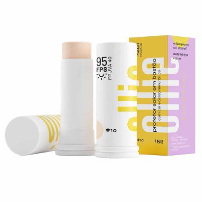 Protetor Solar Facial em Bastão Com Cor Ollie FPS 95