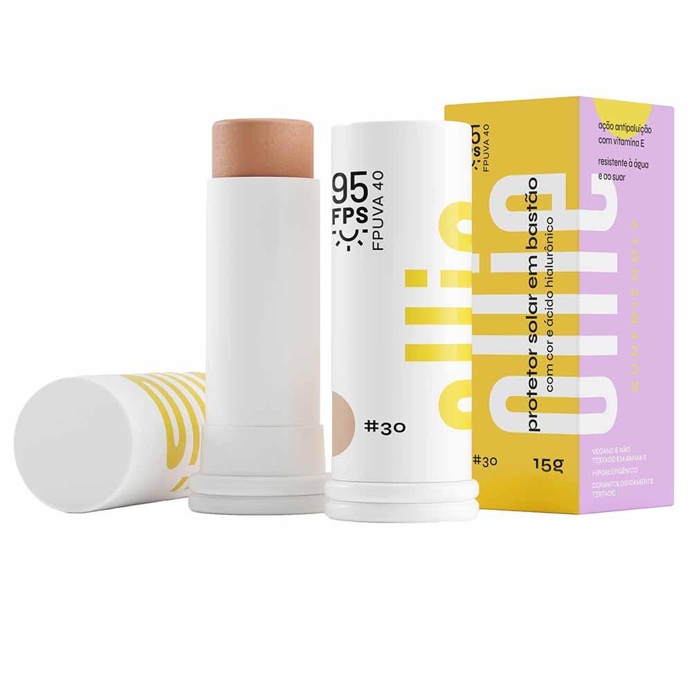 Protetor Solar Facial em Bastão Com Cor Ollie FPS 95 - 8