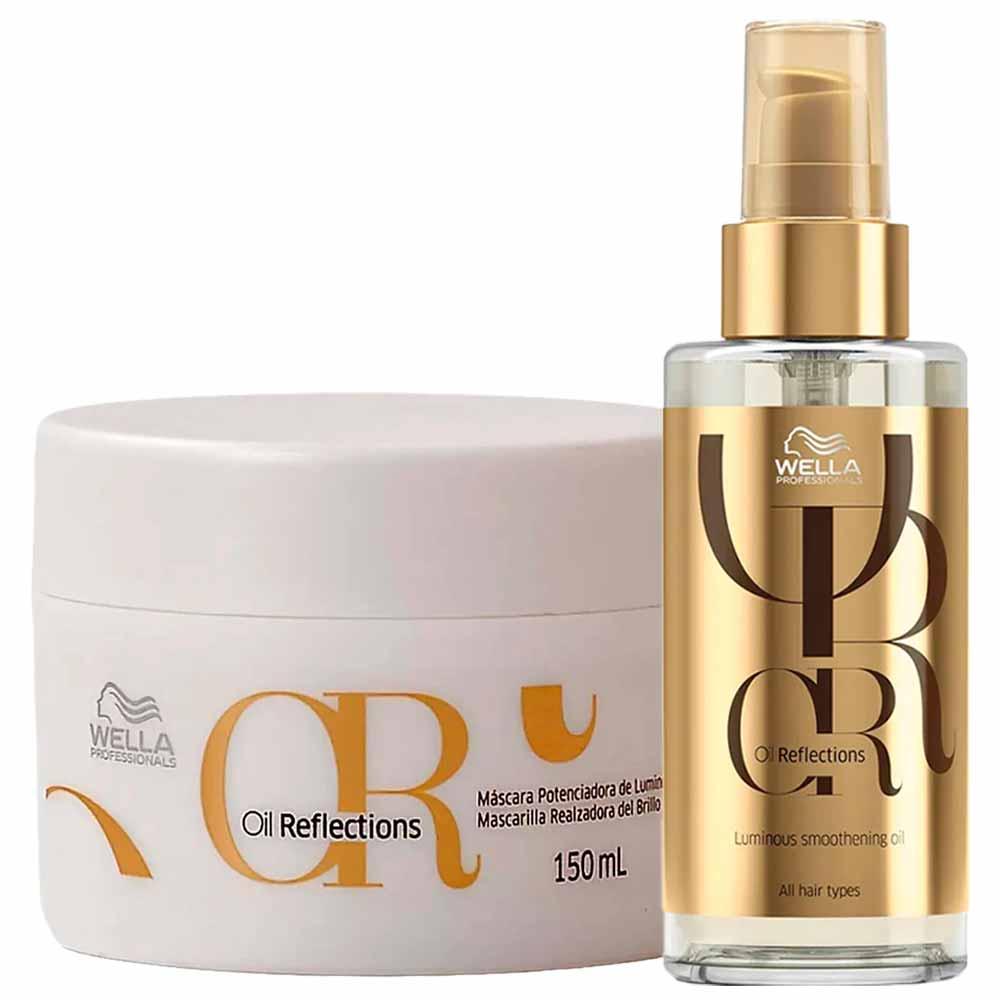 Wella Professionals Oil Reflections Kit - Óleo Capilar + Máscara de Hidratação - 1