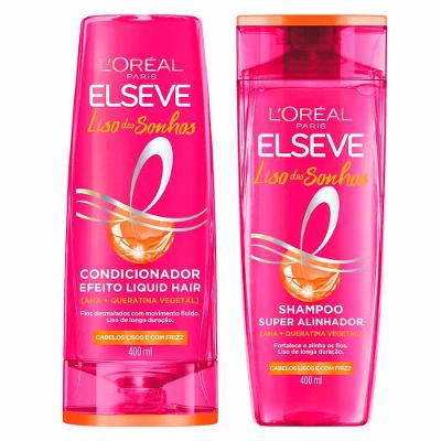 Elseve Liso dos Sonhos Kit - Shampoo + Condicionador