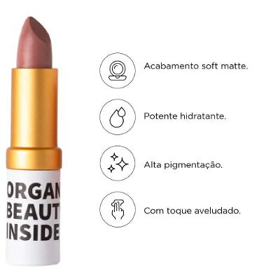 Batom Simple Organic - Safe Kiss 4g
