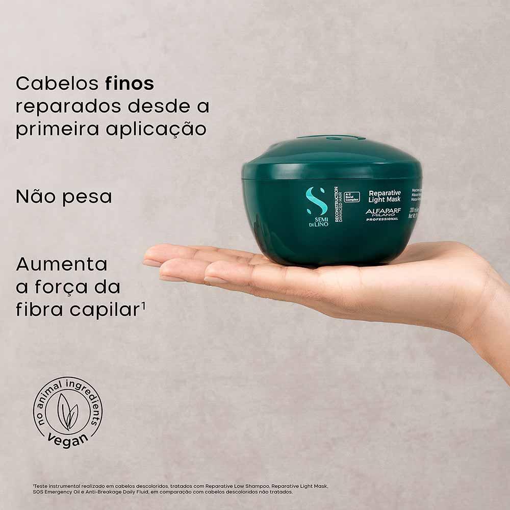 Alfaparf Milano Semi di Lino Reparative Mask Thin Hair - 2