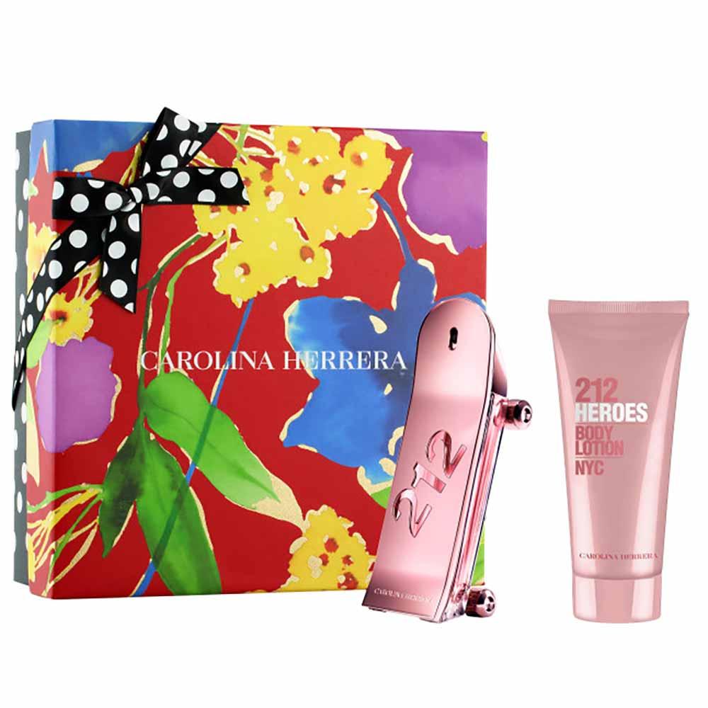Coffret Carolina Herrera 212 Heroes - Perfume Feminino EDP + Creme Corporal - 1