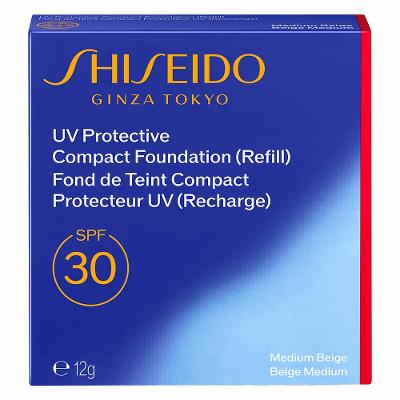 Protetor Solar Facial Compacto Refil Shiseido Uv Protective FPS 30