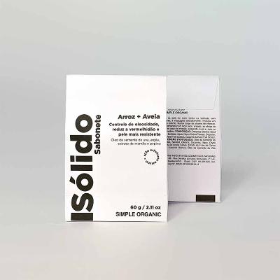 Sabonete Facial Simple Organic Arroz + Aveia