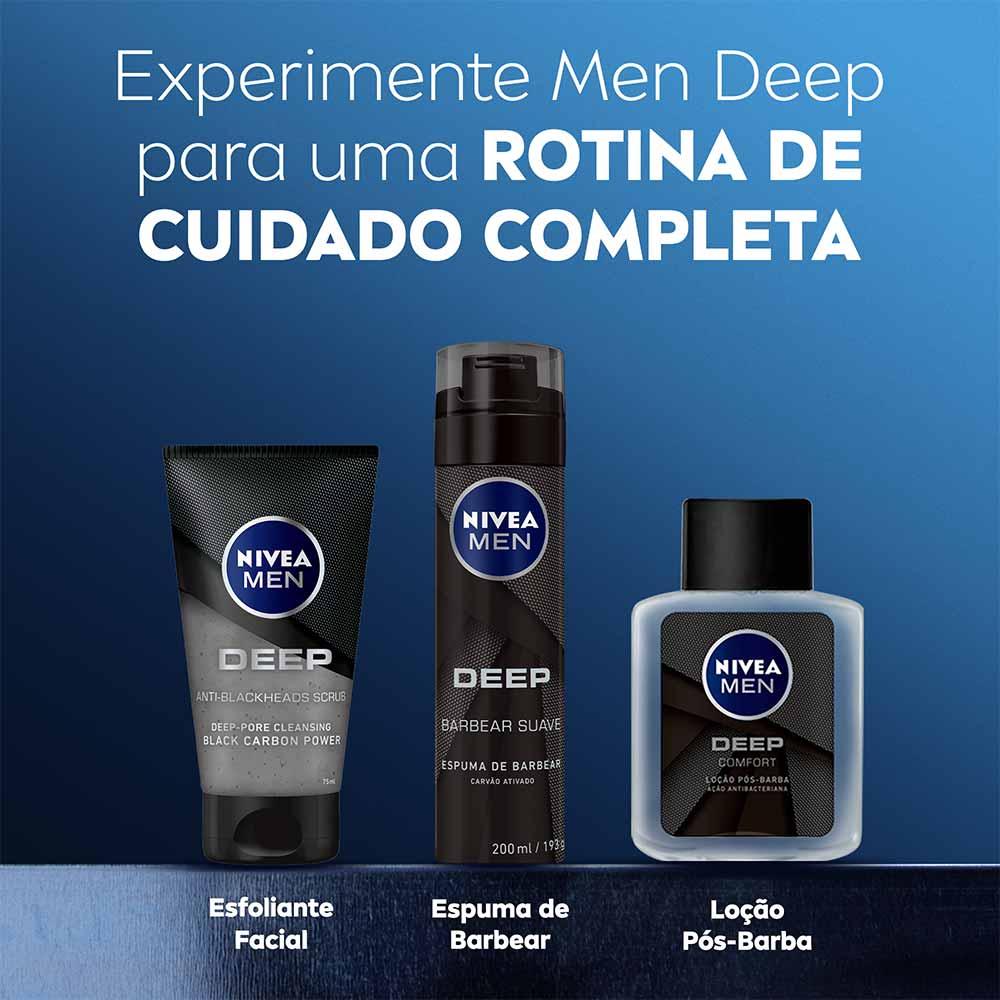 NIVEA MEN Antitranspirante Roll-on Deep MaxxTech Carvão Ativado - 7
