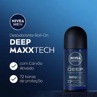 NIVEA MEN Antitranspirante Roll-on Deep MaxxTech Carvão Ativado - 2