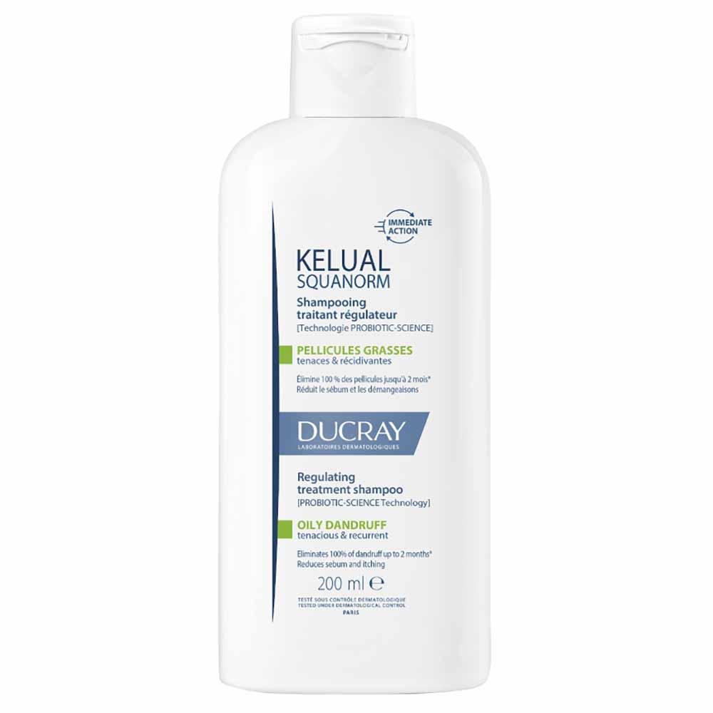 Ducray Kelual S Squanorm Shampoo Anticaspa para Cabelos Normais a Oleosos - 1