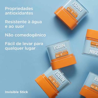 Protetor Solar Facial Isdin Invisible Stick FPS50