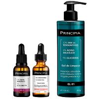 Principia Kit - Sérum Facial Anti-idade + Gel de Limpeza Facial + Sérum Facial Ácido Mandélico - 1