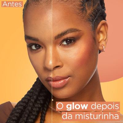 Kit Maybelline + Garnier - Blush Líquido 08 Shades On + Hidratante Facial Vitamina C