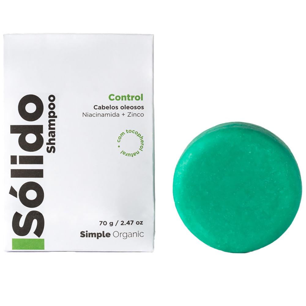 Simple Organic Sólido Control Shampoo em Barra - 2