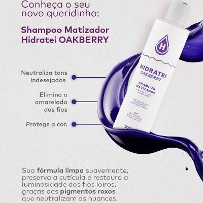 Shampoo Matizador Hidratei Oakberry