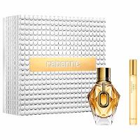 Coffret Rabanne Million Gold Kit - Perfume Feminino - EDP Refillable + Travel Size - 1