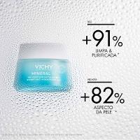 Gel Hidratação Facial Pele Oleosa e Mista Efeito Matte Vichy Minéral 89 Sorbet 48h