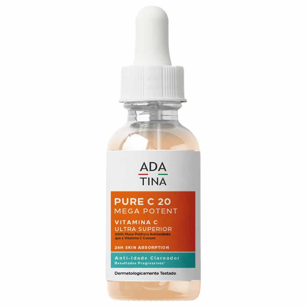 Pure C 20 Mega Potent Sérum: Vitamina C Ultra Superior Clareador Anti-Idade Ada Tina - 1