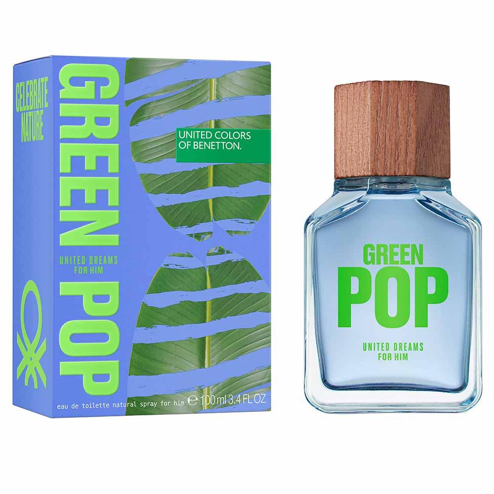 Perfume Benetton Green Pop United Dreams Masculino Eau de Toilette - 2