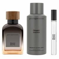 Coffret Adolfo Dominguez Ébano Salvia Kit - Perfume Masculino - EDP + Desodorante + Travel Size - 2