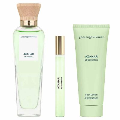 Coffret Adolfo Dominguez Agua Fresca Azahar Kit - Perfume Feminino - EDT + Creme Corporal Travel Size