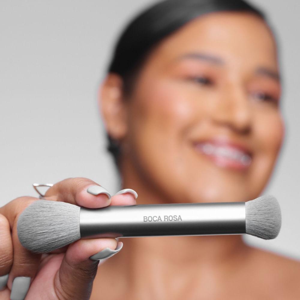 Pincel Boca Rosa Duo Pro 2 Cinza - 7