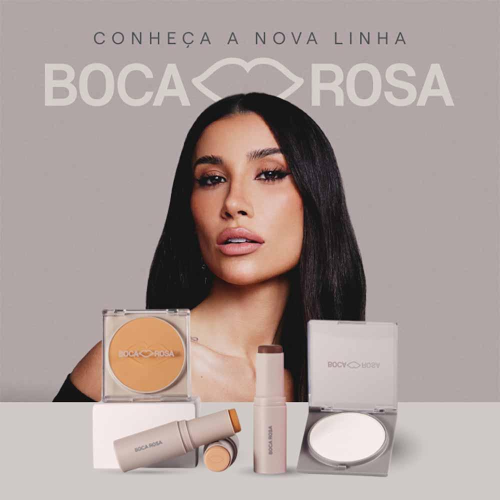 Pincel Boca Rosa Duo Pro 2 Cinza - 8