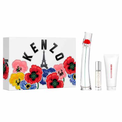 Coffret Kenzo Flower By Kit Perfume Feminino - EDP + Loção Corporal + Travel Size