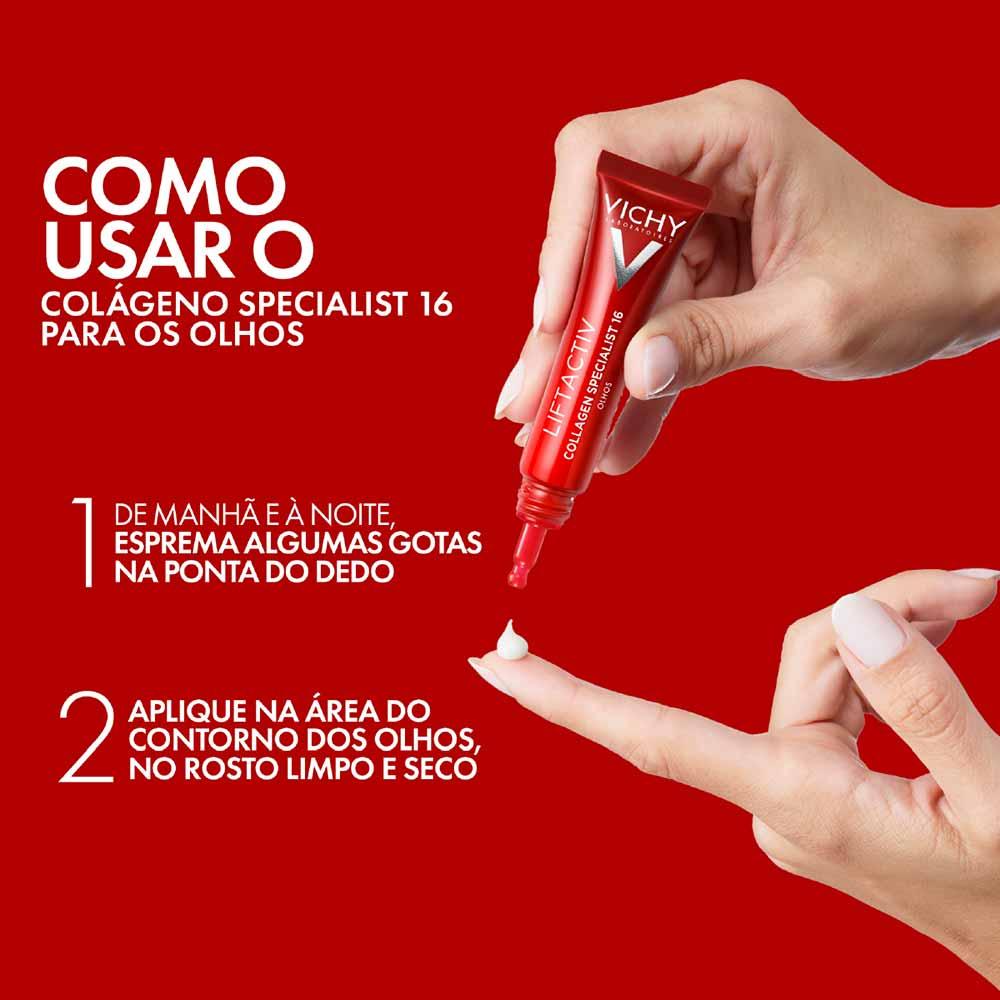 Tratamento para Contorno dos Olhos Vichy Liftactiv Colágeno Specialist 16 - 6