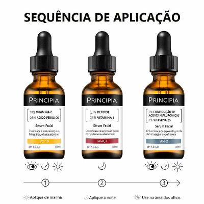 Principia Trio Essencial Kit com 3 Séruns