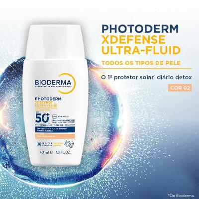 Bioderma Protetor Solar Facial Ultrafluido Photoderm XDefense FPS60 40ml