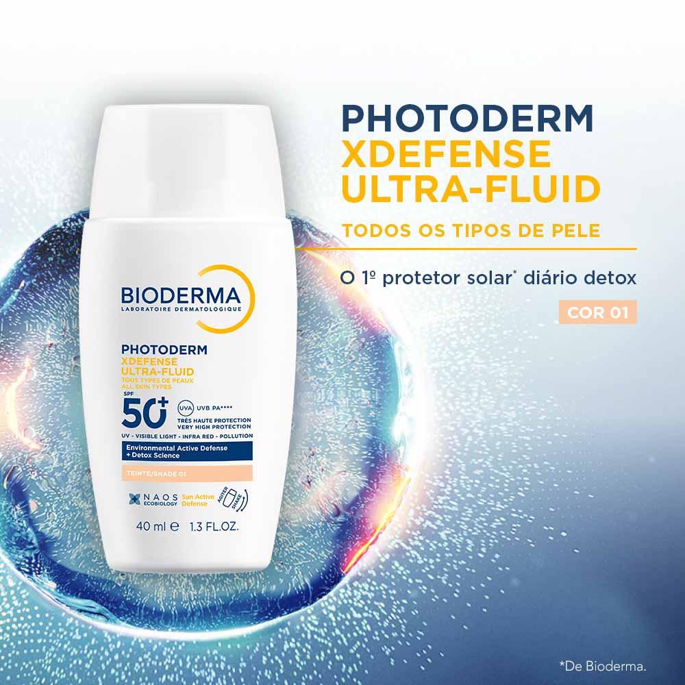 Protetor Solar Facial com Cor Bioderma Photoderm XDefense Ultra Fluid FPS60 40ml - 3