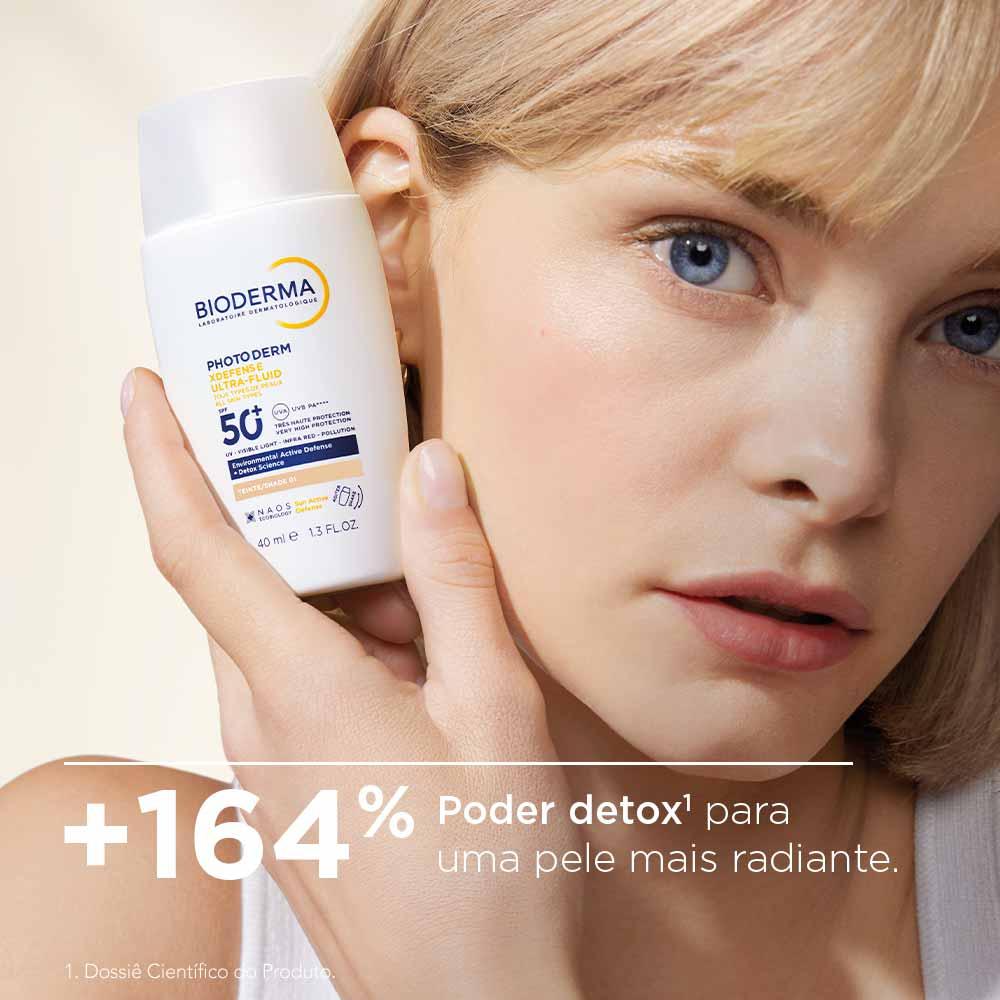 Protetor Solar Facial com Cor Bioderma Photoderm XDefense Ultra Fluid FPS60 40ml - 4