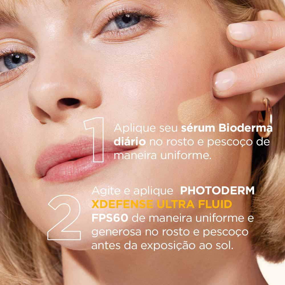 Protetor Solar Facial com Cor Bioderma Photoderm XDefense Ultra Fluid FPS60 40ml - 7