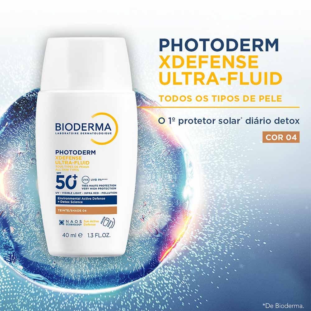Protetor Solar Facial com Cor Bioderma Photoderm XDefense Ultra Fluid FPS60 40ml - 3