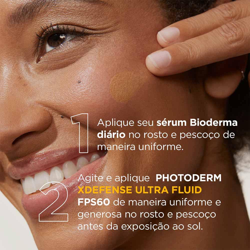 Protetor Solar Facial com Cor Bioderma Photoderm XDefense Ultra Fluid FPS60 40ml - 7